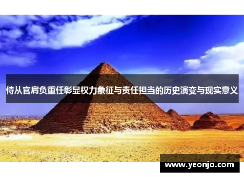 侍从官肩负重任彰显权力象征与责任担当的历史演变与现实意义