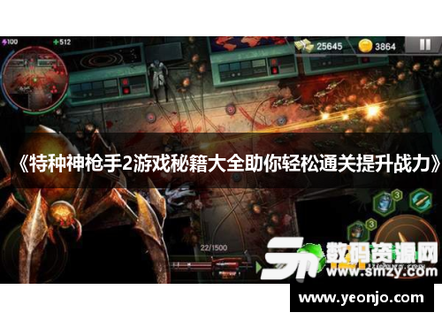 《特种神枪手2游戏秘籍大全助你轻松通关提升战力》
