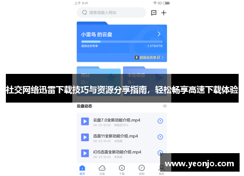 社交网络迅雷下载技巧与资源分享指南，轻松畅享高速下载体验
